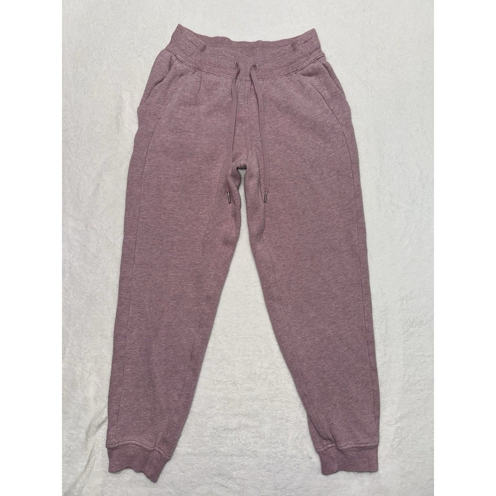 Lululemon Women's Scuba Jogger Heathered Pink High Rise Pockets Size 4